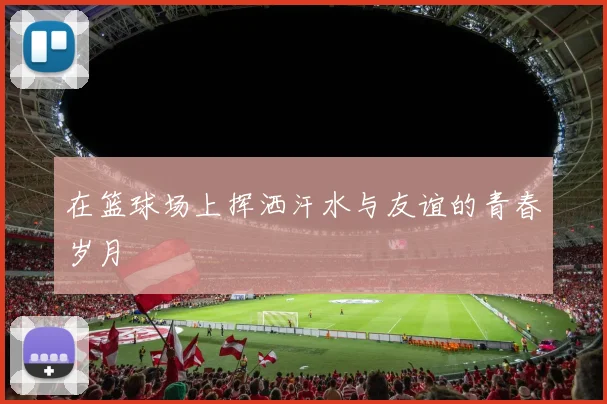 在篮球场上挥洒汗水与友谊的青春岁月